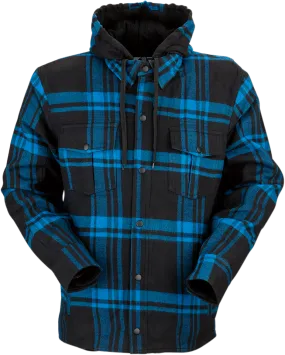 Z1R Timber Flannel Shirt - Black/Blue - 2XL 3040-2844